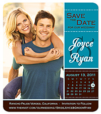 2-Tone Vertical Photo Calendar